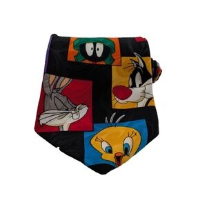 Vintage Looney Tunes Mania Neck Tie 6 Characters Marvin the Martian Bugs Tweety